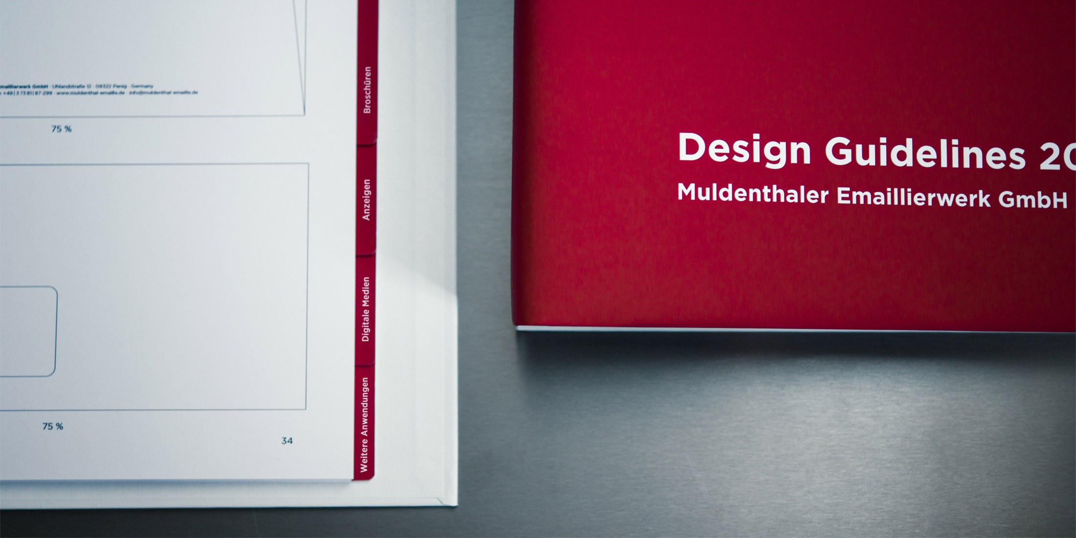 Muldenthaler Emaillierwerke GmbH – Logo-Relaunch, Corporate Design, Corporate Publishing von ELLIJOT