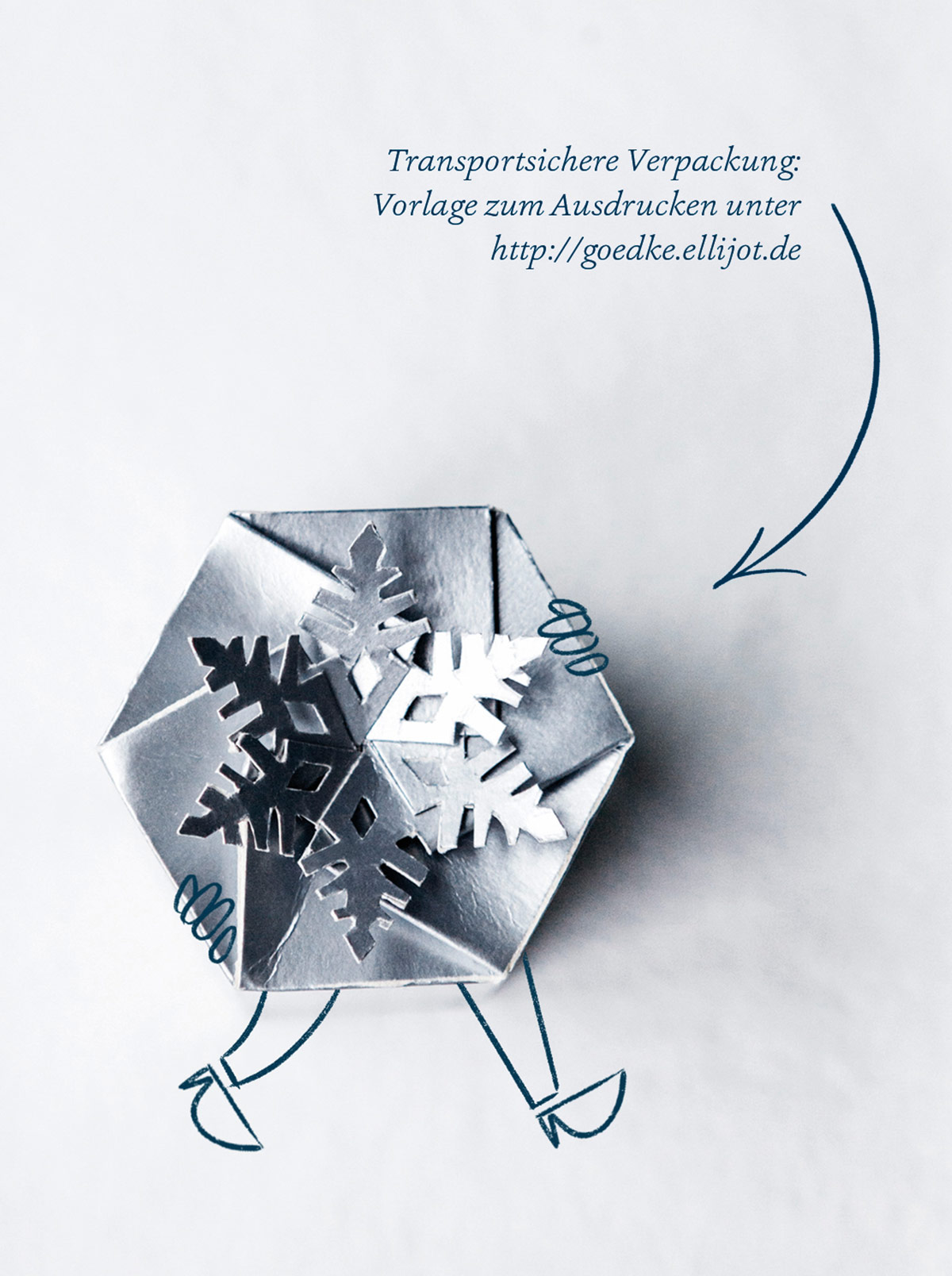 Entspannte Weihnachten – Rezepte für alle Fälle. Weihnachtsmailing mit Illustration und Grafikdesign von ELLIJOT und Foodfotografie von Claudia Gödke